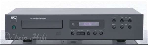 Zeigt die Frontansicht von NAD 512