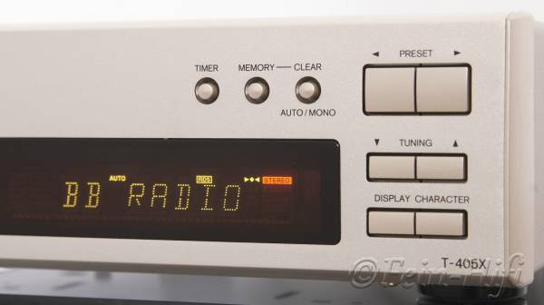 Zeigt die Detailansicht-Rechts von Onkyo T-405