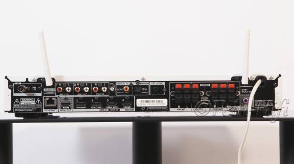 Zeigt die Rückseite von Onkyo TX-L50