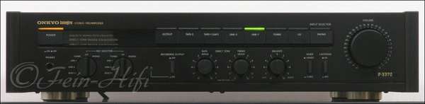 Zeigt die Frontansicht von Onkyo P-3370