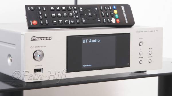 Zeigt die Seitenansicht-Links von Pioneer N-P01