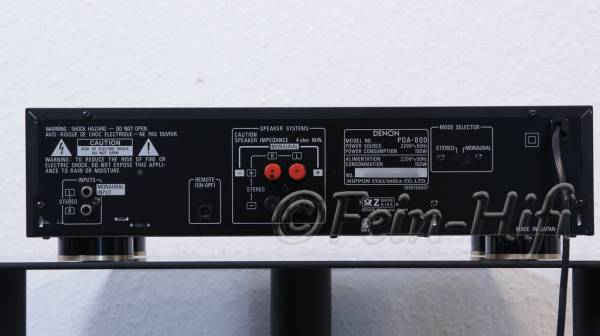 Zeigt die Extraansicht von Denon POA-800 S