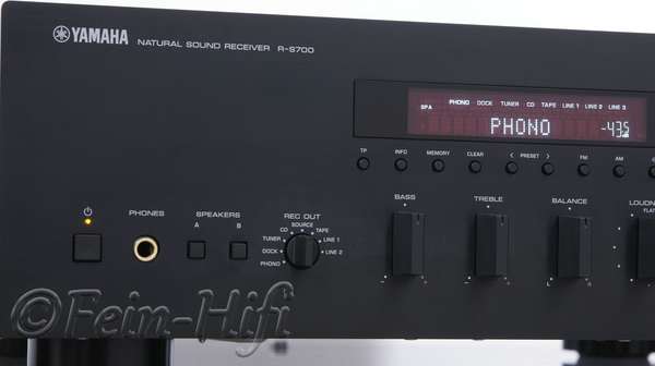 Zeigt die Detailansicht-Links von Yamaha R-S700