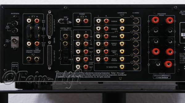 Zeigt die Extraansicht von Rotel RSX-965 H