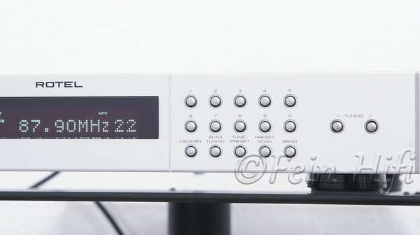 Rotel RT-02 High-End RDS Stereo Tuner silber