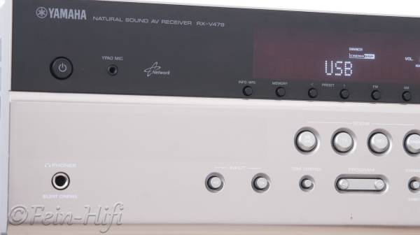 Zeigt die Detailansicht-Links von Yamaha RX-V479 N