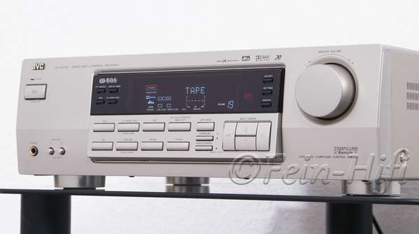 Zeigt die Rückseite von JVC RX-6001R D