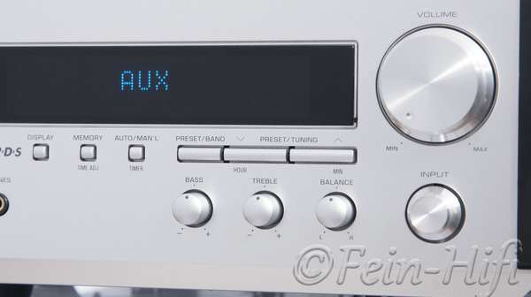 Yamaha RX-E200 Stereo 2.1 Receiver silber