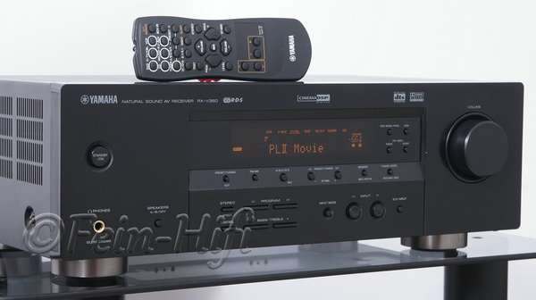 Zeigt die Seitenansicht-Links von Yamaha RX-V350 D