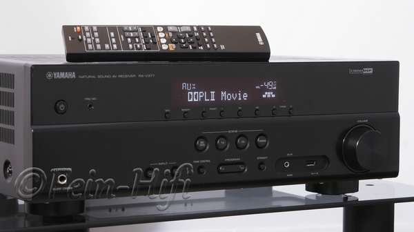Zeigt die Seitenansicht-Links von Yamaha RX-V377