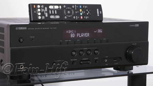 Zeigt die Seitenansicht-Links von Yamaha RX-V379