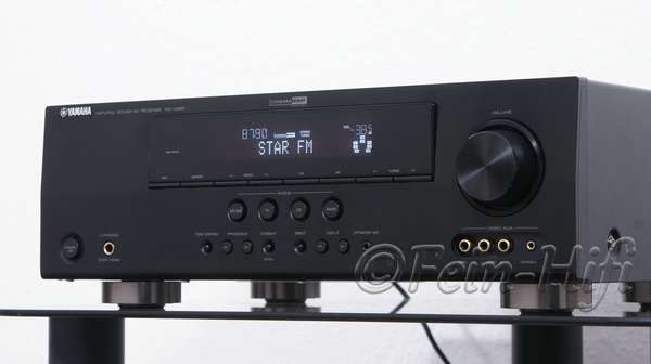 Zeigt die Seitenansicht-Rechts von Yamaha RX-V465 HDMI D