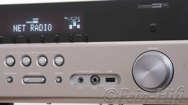 Yamaha RX-V473 Netzwerk AV-Receiver silber