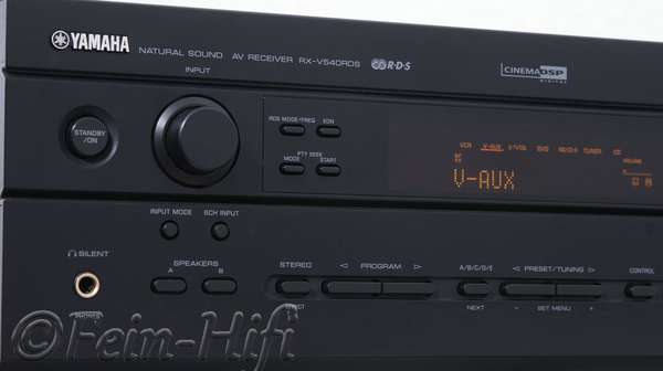 Zeigt die Detailansicht-Links von Yamaha RX-V540RDS D