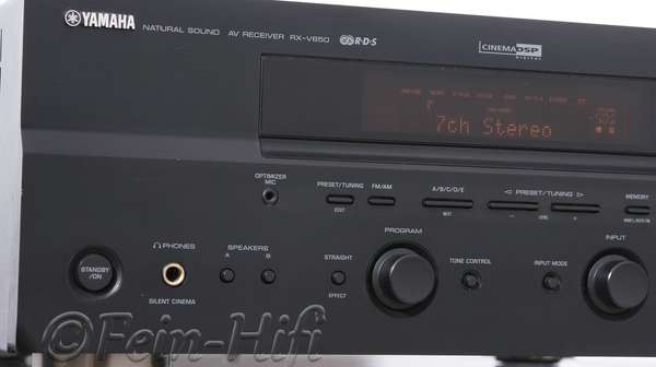 Yamaha RX-V650 Digital 7.1 Heimkino AV Receiver