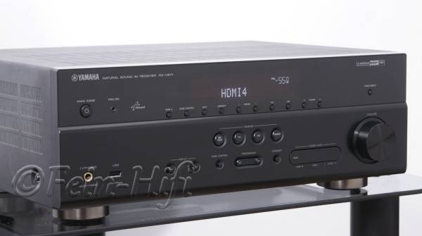 Zeigt die Seitenansicht-Links von Yamaha RX-V671 HDMI 7
