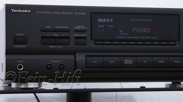 Zeigt die Detailansicht-Links von Technics SA-GX280 S