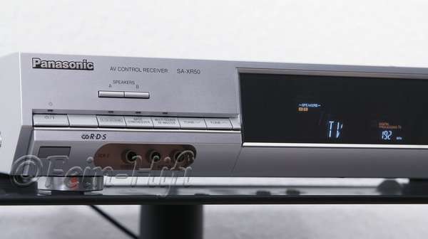 Panasonic SA-XR50 Dolby Digital DTS 6.1 AV-Receiver silber