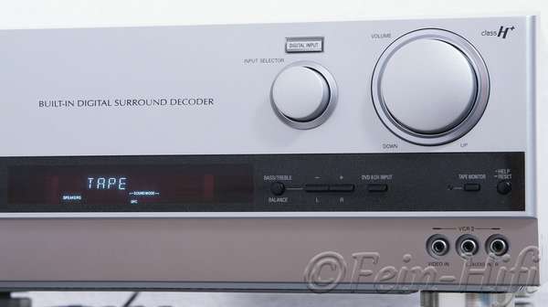 Panasonic SA-HE 75  Dolby Digital DTS 5.1 Receiver silber