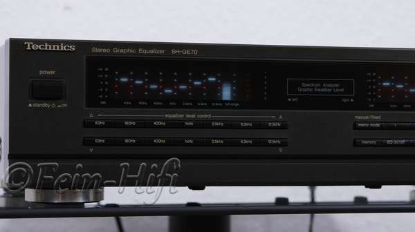 Technics SH-GE 70 7-Band Equalizer mit Display..