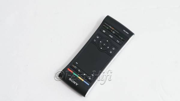 Zeigt die Seitenansicht-Links von Sony Fernbedienung  NSG-MR5D