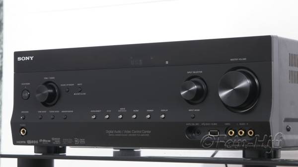 Zeigt die Rückseite von Sony STR-DN1030 N