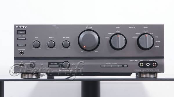 Sony TA-D707  Stereo Verstärker titan