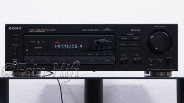 Zeigt die Seitenansicht-Links von Sony STR-D565 S