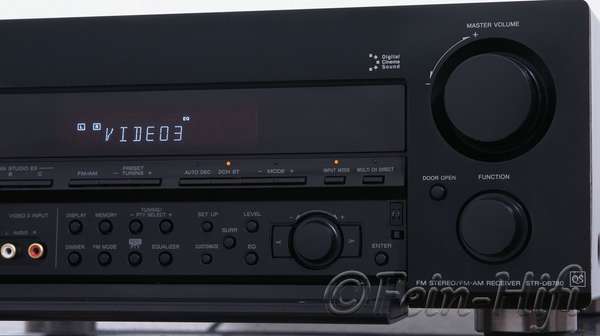 Zeigt die Detailansicht-Rechts von Sony STR-DB 780 QS D