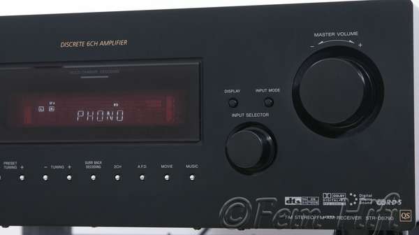 Zeigt die Detailansicht-Rechts von Sony STR-DB790 QS D
