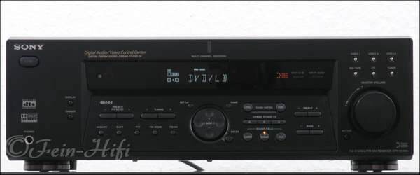 Zeigt die Frontansicht von Sony STR-DE 585 D
