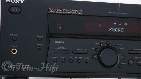 Zeigt die Detailansicht-Links von Sony STR-DE875 D