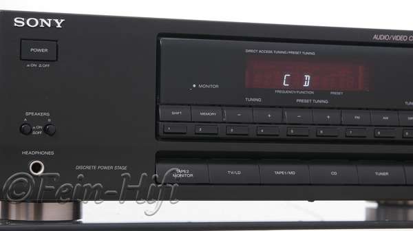 Zeigt die Detailansicht-Links von Sony STR-GX 215 S