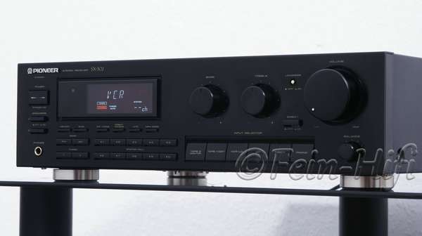 Zeigt die Rückseite von Pioneer SX-302R R