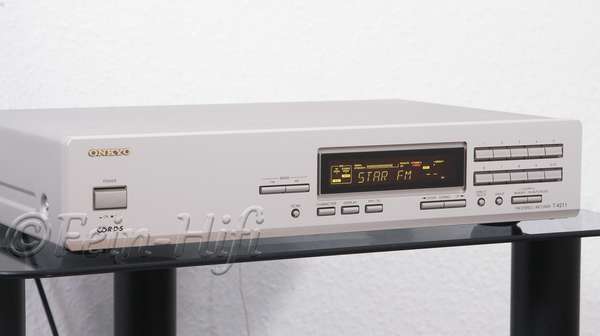 Onkyo T-4211 HiFi RDS Tuner champagner
