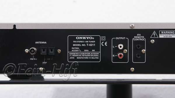 Onkyo T-4211 HiFi RDS Tuner champagner