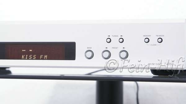 Onkyo T-4355 Stereo FM/AM Tuner silber