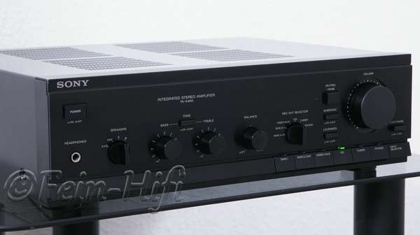 Zeigt die Seitenansicht-Links von Sony TA-A400 S