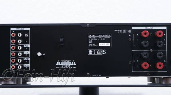 Zeigt die Extraansicht von Sony TA-F170 S