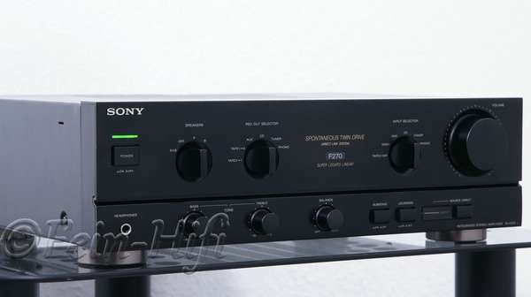 Zeigt die Seitenansicht-Links von Sony TA-F 270 S