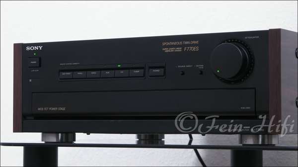 Sony TA-F770 ES High-End Vollverstärker mit Holzseitenteile