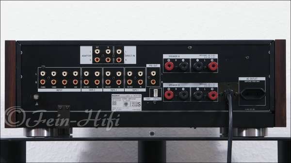 Sony TA-F770 ES High-End Vollverstärker mit Holzseitenteile