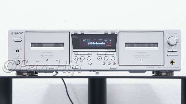 Sony TC-WE475 autoreverse Doppelkassettendeck in silber