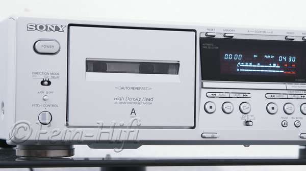 Sony TC-WE475 autoreverse Doppelkassettendeck in silber