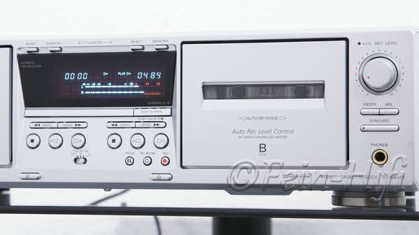 Sony TC-WE475 autoreverse Doppelkassettendeck in silber
