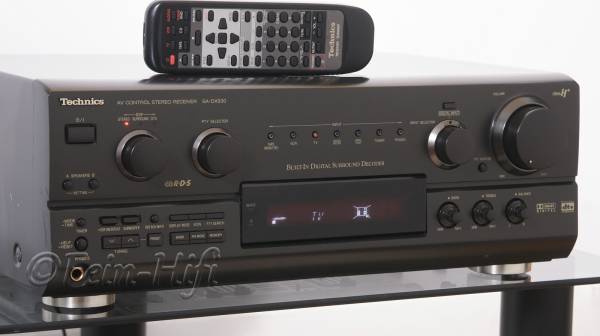 Zeigt die Seitenansicht-Links von Technics SA-DX930 5