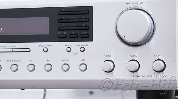 Onkyo TX-8255 RDS Stereo Receiver  silber