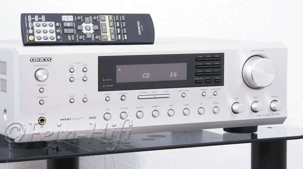 Onkyo TX-8555 Stereo 2.1 Receiver silber
