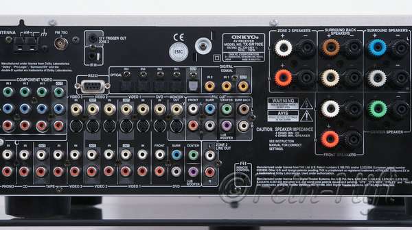 Onkyo TX-SR702E THX Surround EX Dolby Digital Receiver champagne