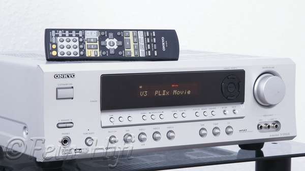 Zeigt die Seitenansicht-Links von Onkyo TX-SR503E D